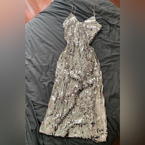 Zara sequin maxi dress - size S